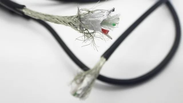 ネズミが配線かじる